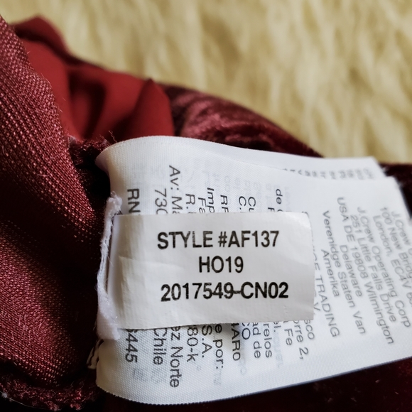 Madewell Red Velvet Tapered Pleat Pull-On Pants XS - Picture 12 of 15